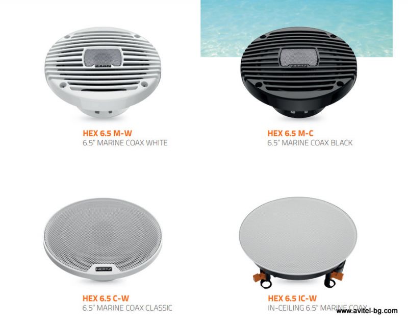 Говорители за яхта или баня HERTZ Marine HEX 6.5 M-TW In-Ceiling 2-way