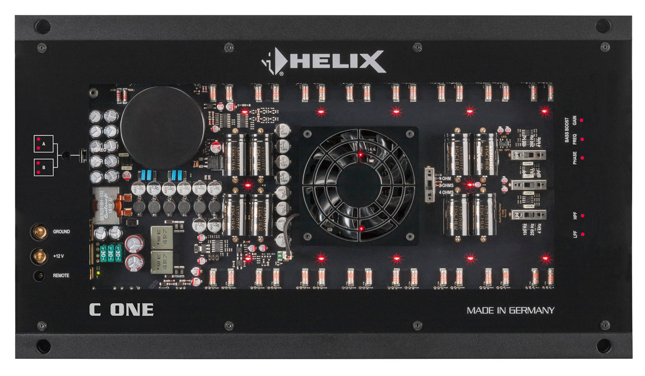 High-End усилвател Helix C One, 1100W RMS, клас AB