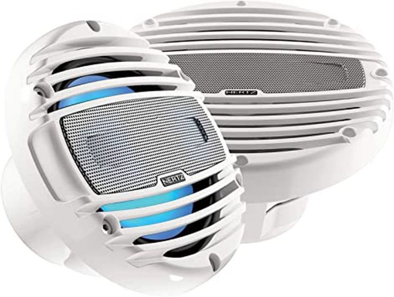 Морски говорители Hertz Marine HMX 6.5-LD RGB White Speakers, 16.5 см, 75W RMS