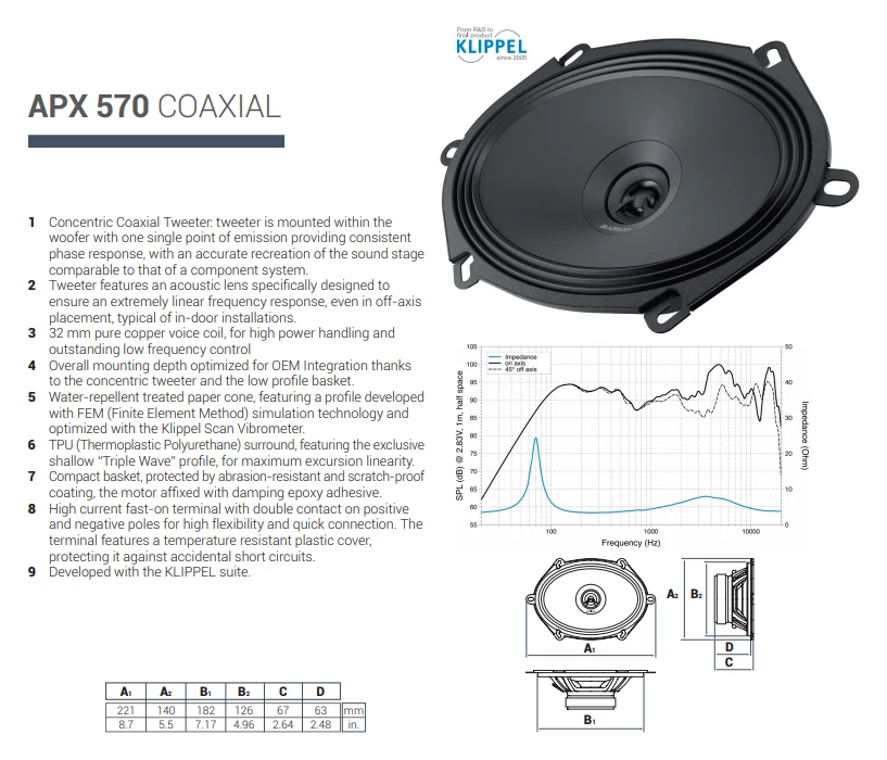 Говорители Audison Prima APX 570