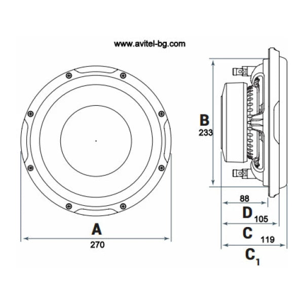 Субуфер Audison Prima APS 10D