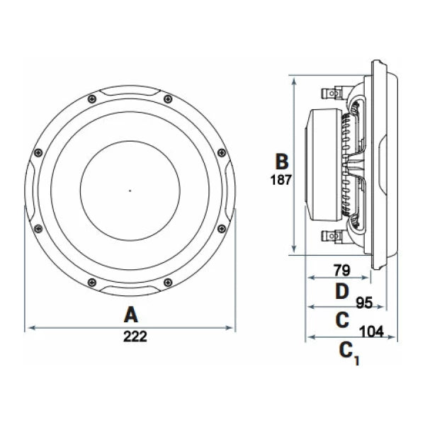 Субуфер Audison Prima APS 8D