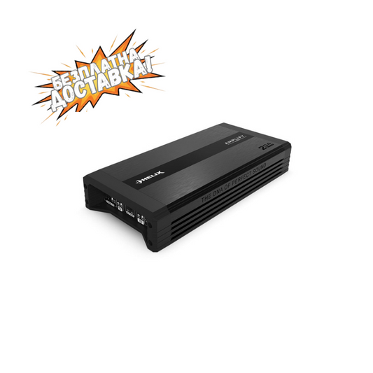 Автомобилен усилвател Helix Amplify 204 X-OVER, 4x100W RMS, клас D